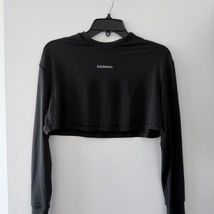 lululemon athletica Classic Black Crop Top